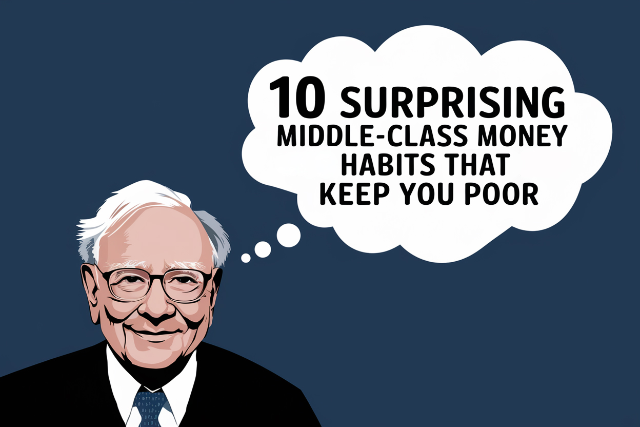 10 Surprising Middle class silver habits that keep you poor according to Warren Buffett