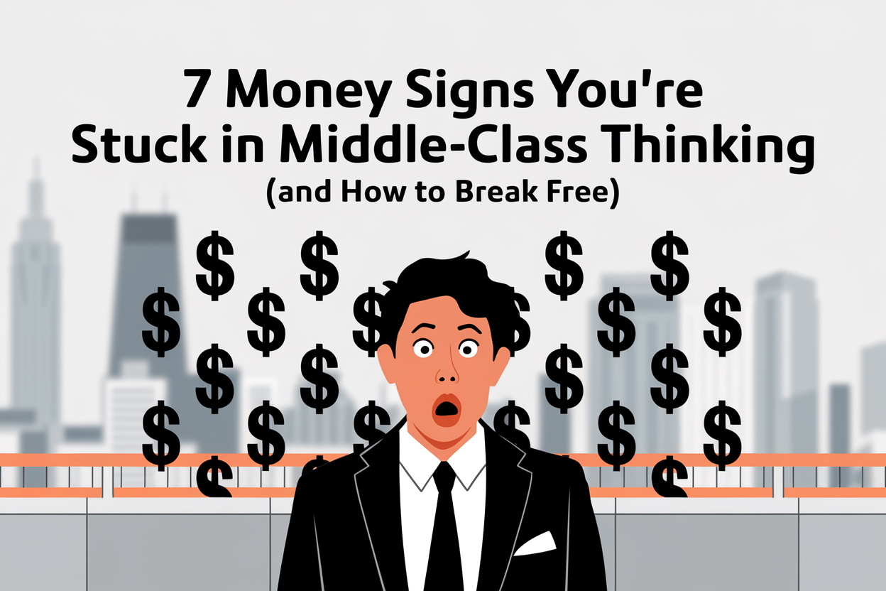 7 signs of money that you are stuck in the thought of the middle class (and how to free yourself)