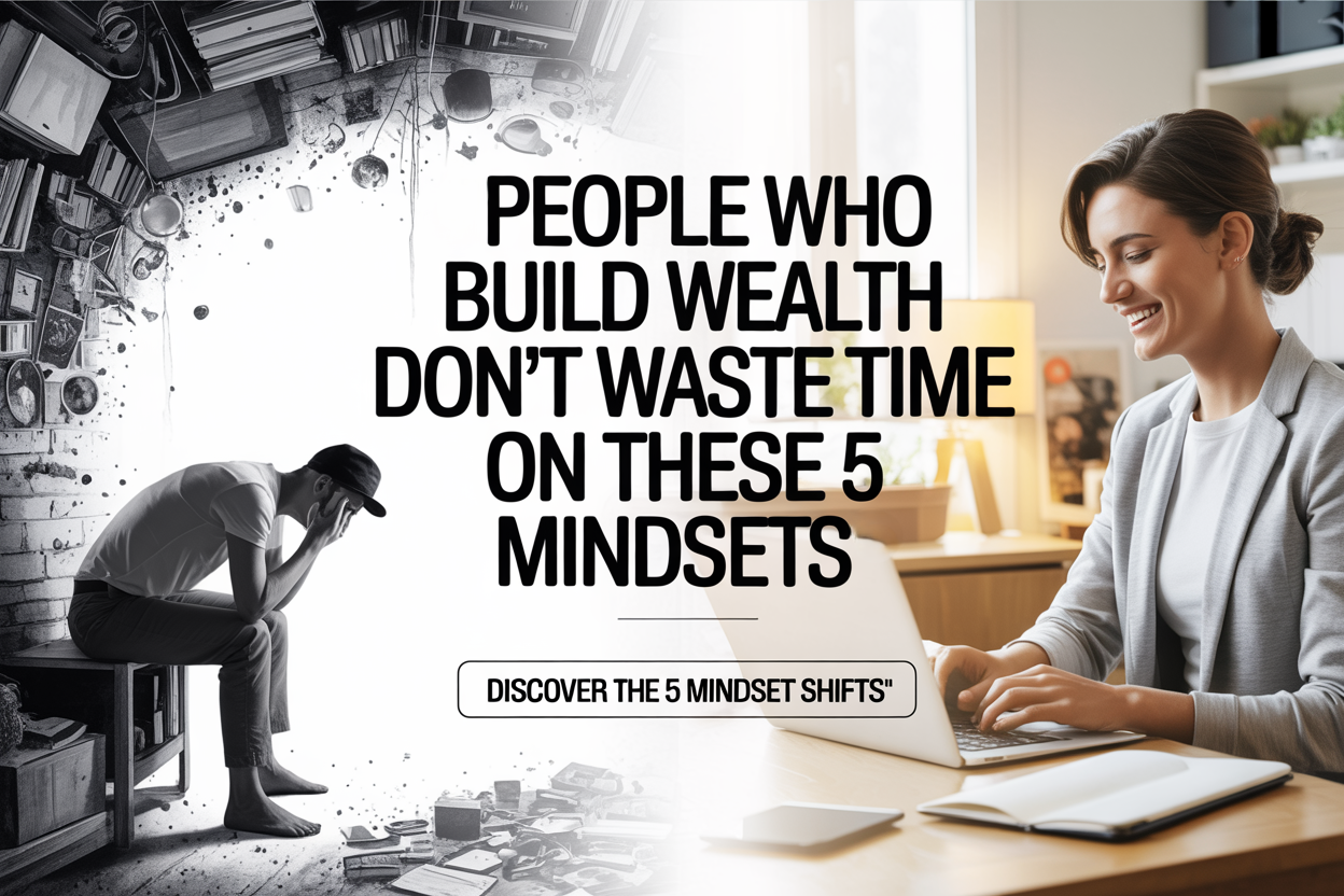 People who build wealth do not waste time on these 5 mentalities