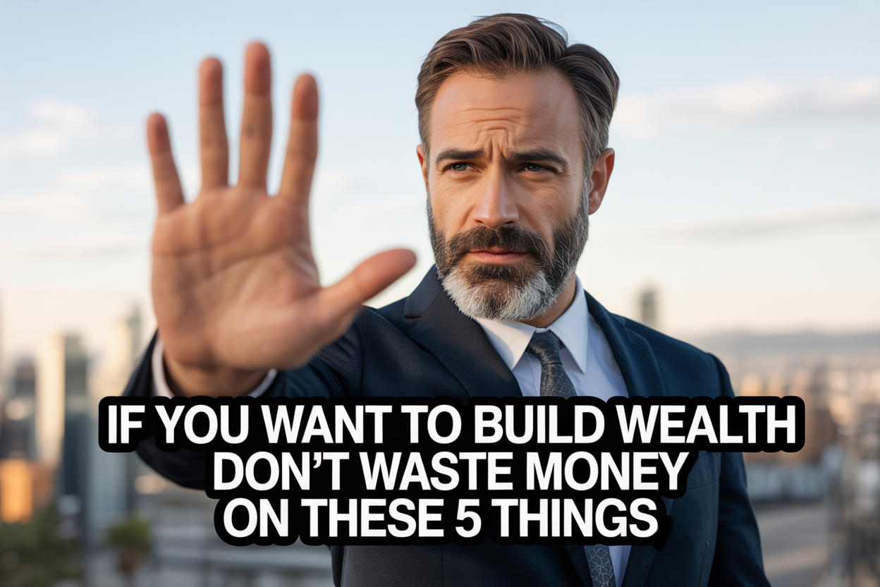 People who build wealth refuse to waste money on these 5 things