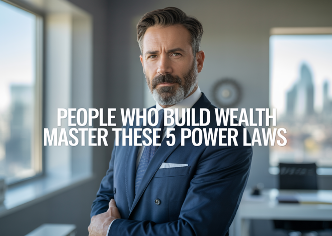 People who build wealth controls these 5 laws of power