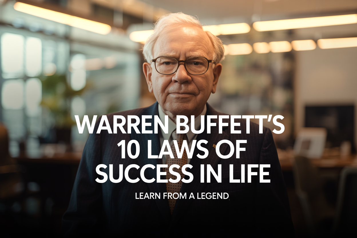 The 10 laws of success of Warren Buffett in life
