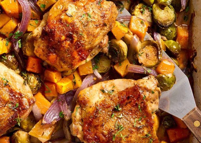 Sheet Pan Chicken Thighs