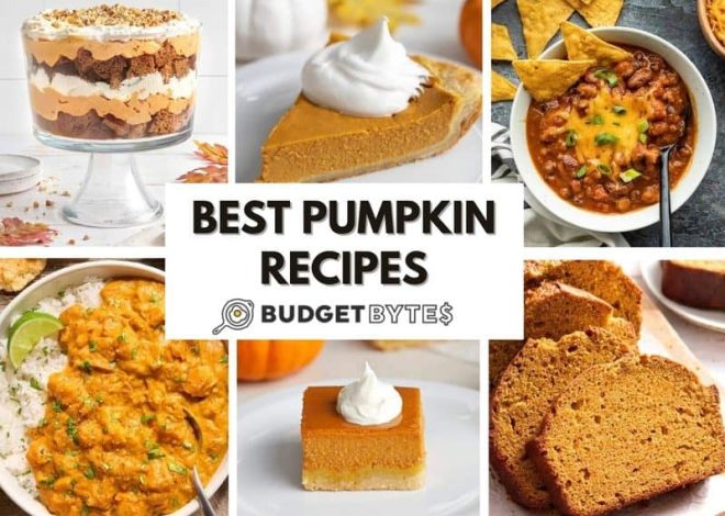 Best Pumpkin Recipes