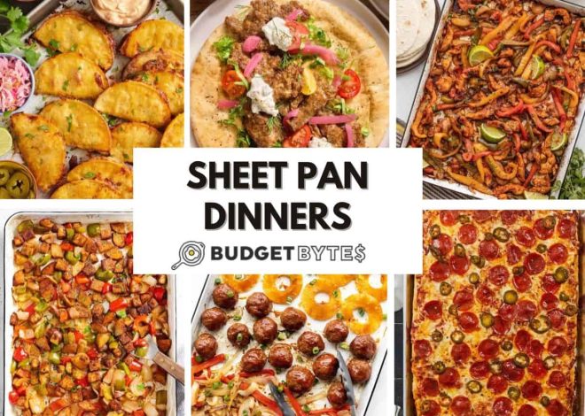 13 Easy Sheet Pan Dinners